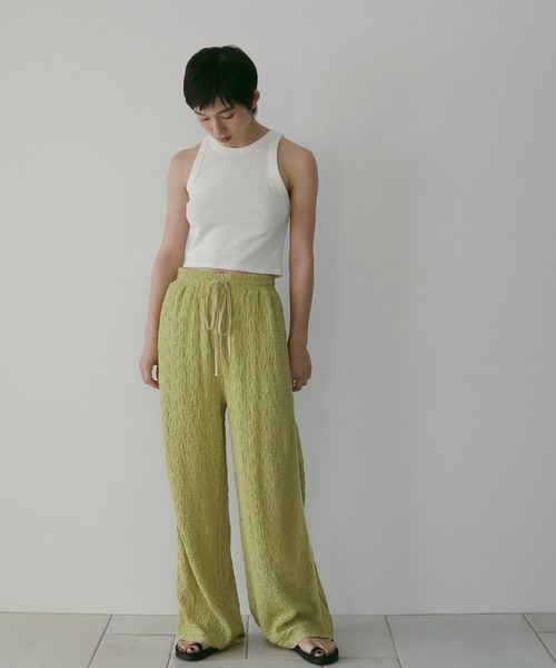 anuke(アンヌーク)の「Americansleeve Short Tanktop(タンクトップ・レディース・ブラック/ホワイト/ブラウン・FREE)」の6枚目の写真