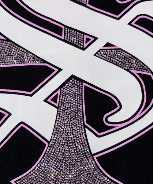 SUPPLIER（サプライヤー）の「A'GEM/9 × .kom 限定『SUPPLIER/サプライヤー』Cross Tee/クロスロゴ半袖Tシャツ（Tシャツ/カットソー・メンズ・ブラック×ピンク/ブラック×ブルー・L/XL）」の6枚目の写真