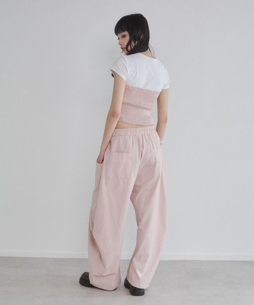ENVYM（アンビー）の「サイドタックベアトップ（その他トップス・レディース・ブラック/ピンク/カーキ・M/S）」の19枚目の写真