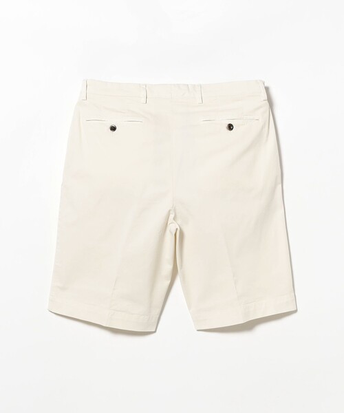 BEAMS F(ビームスエフ)の「【別注】GERMANO / コットンストレッチ ギャバジン 1プリーツ ショーツ(その他パンツ・メンズ・ナチュラル/カーキ・46/44/50/48)」の5枚目の写真
