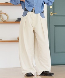 PBLIM | 《UNISEX》チェックポケットワイドスラックス(スラックス)