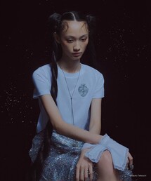 tanakadaisuke（タナカダイスケ）の「【tanakadaisuke/タナカダイスケ】Cosmic Heart Compact T-shirt/コズミックハートコンパクトTシャツ（Tシャツ/カットソー）」
