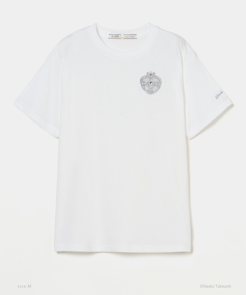 tanakadaisuke(タナカダイスケ)の「【tanakadaisuke/タナカダイスケ】Cosmic Heart Compact T-shirt/コズミックハートコンパクトTシャツ(Tシャツ/カットソー・レディース・ブラック/ホワイト・M/S)」の14枚目の写真