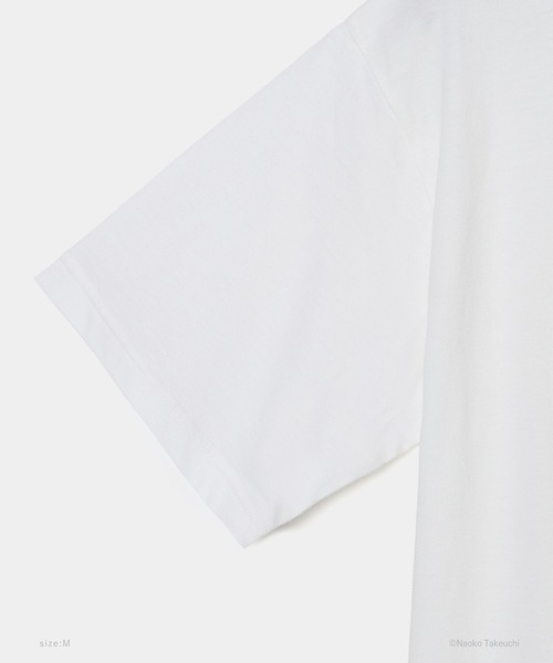 tanakadaisuke(タナカダイスケ)の「【tanakadaisuke/タナカダイスケ】Cosmic Heart Compact T-shirt/コズミックハートコンパクトTシャツ(Tシャツ/カットソー・レディース・ブラック/ホワイト・M/S)」の17枚目の写真
