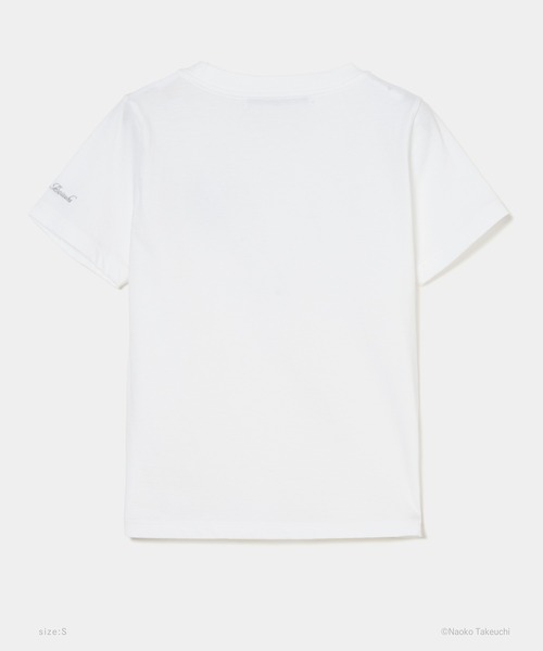 tanakadaisuke(タナカダイスケ)の「【tanakadaisuke/タナカダイスケ】Cosmic Heart Compact T-shirt/コズミックハートコンパクトTシャツ(Tシャツ/カットソー・レディース・ブラック/ホワイト・M/S)」の11枚目の写真
