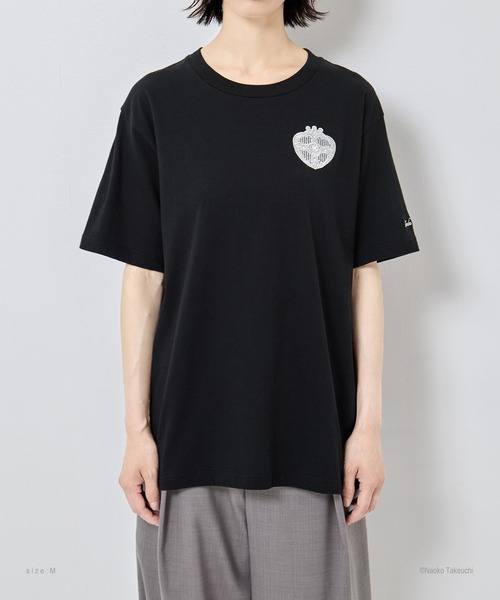 tanakadaisuke/タナカダイスケ】Cosmic Heart Compact T-shirt