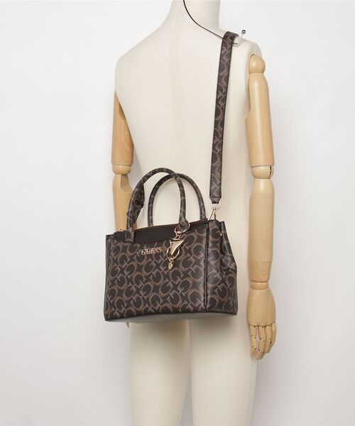 Guess（ゲス）の「ELLIOT Satchel ショルダーバッグ（ショルダーバッグ・レディース・ナチュラル・ONE SIZE）」の2枚目の写真