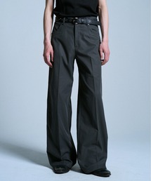Camphor wood（カンファーウッド）の「PRESSED POLYESTER FLARE SLACKS / センタープレスポリエステルフレアスラックス（スラックス）」