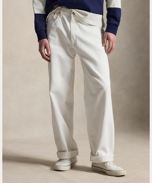 POLO RALPH LAUREN(ポロ ラルフ ローレン)の「Rivington リラックス ジーンズ(デニムパンツ・メンズ・ホワイト・28/30/30/30/32/30/34/32)」の3枚目の写真