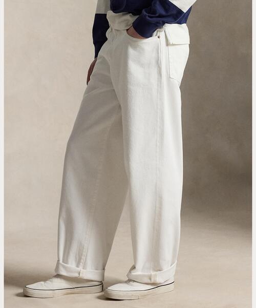POLO RALPH LAUREN(ポロ ラルフ ローレン)の「Rivington リラックス ジーンズ(デニムパンツ・メンズ・ホワイト・28/30/30/30/32/30/34/32)」の4枚目の写真