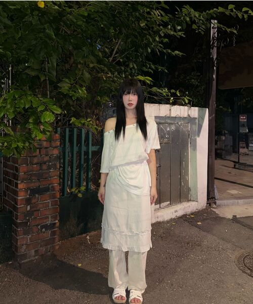 JULIAPEPE(ジュリアペペ)の「Frill Point Skirt White(スカート・レディース・その他・FREE)」の6枚目の写真