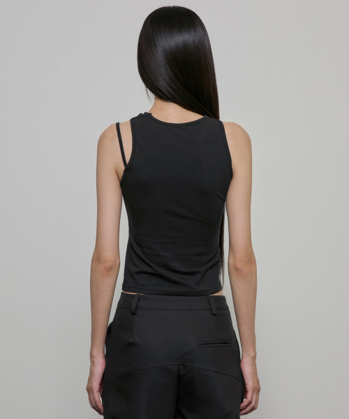 FLAREUP(フレアアップ)の「Braided Sleeveless (FL-143_Black)(Tシャツ/カットソー・レディース・ブラック・OS)」の5枚目の写真