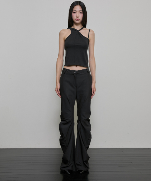 FLAREUP(フレアアップ)の「Braided Sleeveless (FL-143_Black)(Tシャツ/カットソー・レディース・ブラック・OS)」の6枚目の写真