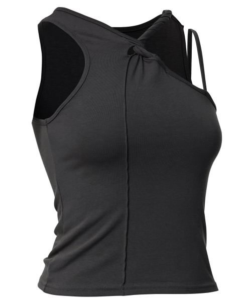 FLAREUP(フレアアップ)の「Braided Sleeveless (FL-143_Black)(Tシャツ/カットソー・レディース・ブラック・OS)」の8枚目の写真
