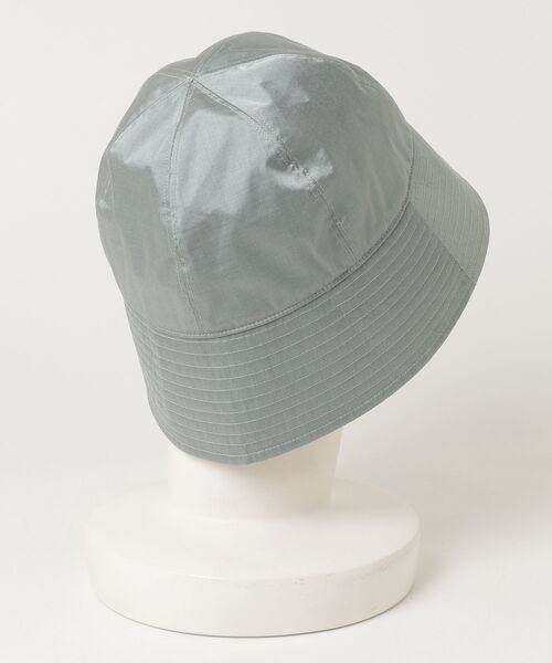 KIJIMA TAKAYUKI(キジマ タカユキ)の「SILK LIKE SATIN SAILOR HAT(ハット・レディース・ブラック/ライム/セージグリーン・59cm/57cm)」の9枚目の写真