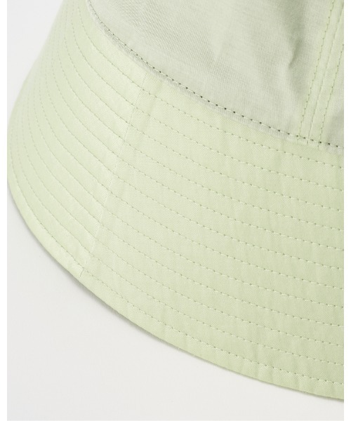 KIJIMA TAKAYUKI(キジマ タカユキ)の「SILK LIKE SATIN SAILOR HAT(ハット・レディース・ブラック/ライム/セージグリーン・59cm/57cm)」の6枚目の写真