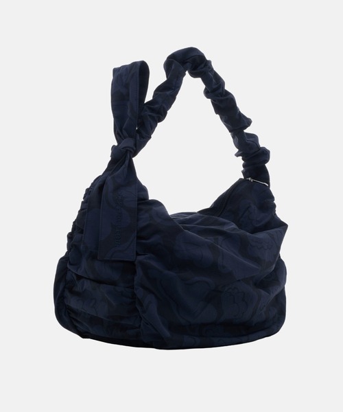 marimekko（マリメッコ）の「Utu Kukasta kukkaan / Crossbody bag L（ショルダーバッグ・レディース・ネイビー・FREE）」の4枚目の写真