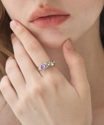 カラービジューリング/Colored Jewel Ring