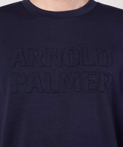 Arnold Palmer(アーノルドパーマー)の「【接触冷感/UVカット】シルキーダンボール シェア ロゴ Tシャツ(Tシャツ/カットソー・レディース・ベージュ/サックスブルー/ネイビー/ホワイト・L/XS/S/LL/M)」の5枚目の写真