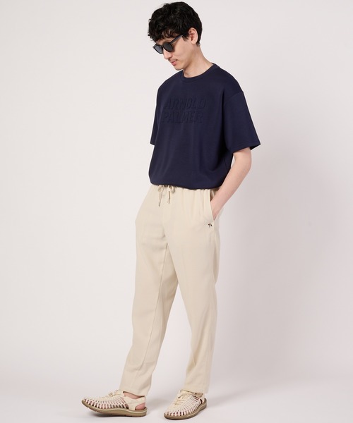 Arnold Palmer(アーノルドパーマー)の「【接触冷感/UVカット】シルキーダンボール シェア ロゴ Tシャツ(Tシャツ/カットソー・レディース・ベージュ/サックスブルー/ネイビー/ホワイト・L/XS/S/LL/M)」の18枚目の写真
