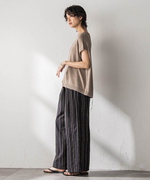 MAYSON GREY(メイソングレイ)の「【40周年限定】スパンコール刺繍イージーワイドパンツ(その他パンツ・レディース・ブラック・M)」の13枚目の写真