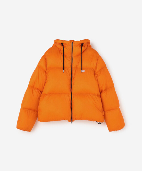 DANTON(ダントン)の「DANTON | ナイロンリップストップ ダウンフードジャケット WOMEN(ダウンジャケット/コート・レディース・ブラック/オレンジ・M)」の16枚目の写真