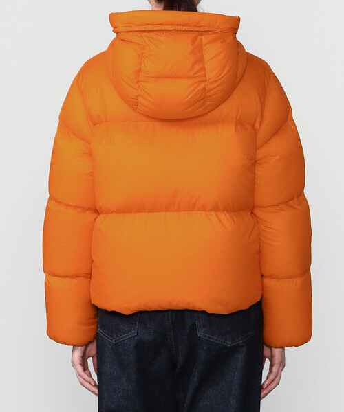 DANTON(ダントン)の「DANTON | ナイロンリップストップ ダウンフードジャケット WOMEN(ダウンジャケット/コート・レディース・ブラック/オレンジ・M)」の15枚目の写真