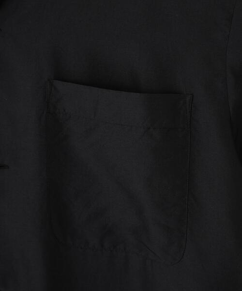 YLEVE(イレーヴ)の「YLEVE / SILK HABUTAE PAJAMA SHIRT(シャツ/ブラウス・レディース・ブラック/ブルー・0/1)」の6枚目の写真