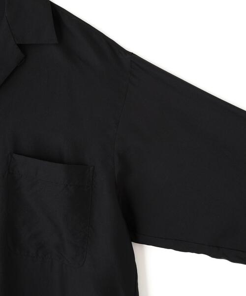 YLEVE(イレーヴ)の「YLEVE / SILK HABUTAE PAJAMA SHIRT(シャツ/ブラウス・レディース・ブラック/ブルー・0/1)」の7枚目の写真