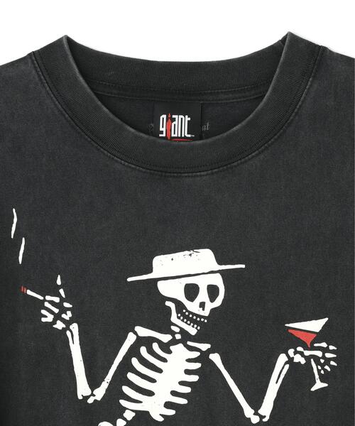 giant Vintage(ジャイアントヴィンテージ)の「Giant Vintage/ジャイアント ヴィンテージ/SOCIAL DISTORTION SKELLY(Tシャツ/カットソー・メンズ・ブラック・M/L/S)」の3枚目の写真