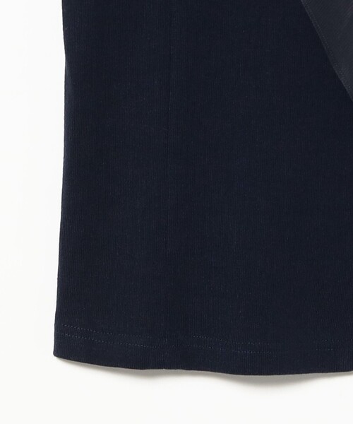 Demi-Luxe BEAMS(デミルクス ビームス)の「AK+1 / コットン リボン ノースリーブ カットソー(Tシャツ/カットソー・レディース・ネイビー/ホワイト・ONE SIZE)」の22枚目の写真