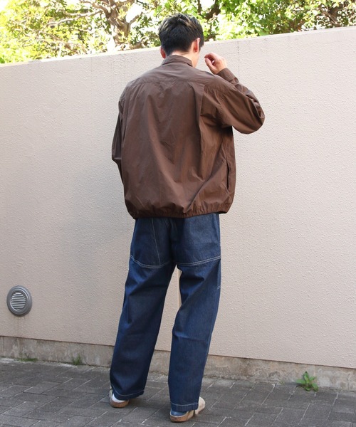 GYMPHLEX（ジムフレックス）の「Gymphlex/ジムフレックス　ナイロンタスランロングスリーブシャツ　NYLON TASLAN LONGSLEEVE SHIRT　GY-B0504 SYM（シャツ/ブラウス・メンズ・ブラウン/ネイビー・M/L）」の11枚目の写真