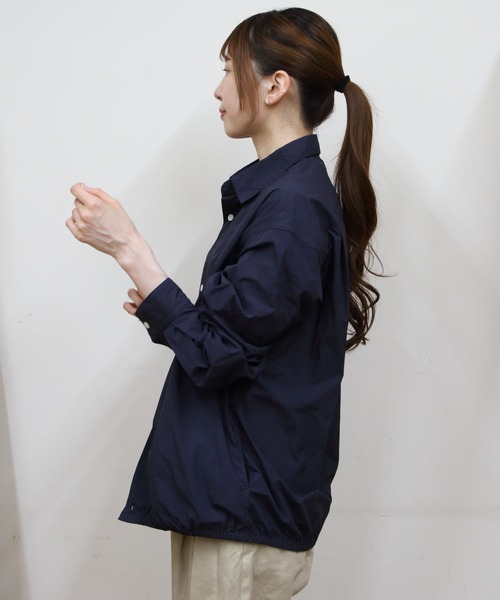 GYMPHLEX（ジムフレックス）の「Gymphlex/ジムフレックス　ナイロンタスランロングスリーブシャツ　NYLON TASLAN LONGSLEEVE SHIRT　GY-B0504 SYM（シャツ/ブラウス・メンズ・ブラウン/ネイビー・M/L）」の16枚目の写真