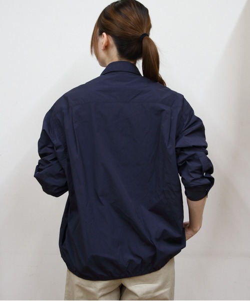 GYMPHLEX（ジムフレックス）の「Gymphlex/ジムフレックス　ナイロンタスランロングスリーブシャツ　NYLON TASLAN LONGSLEEVE SHIRT　GY-B0504 SYM（シャツ/ブラウス・メンズ・ブラウン/ネイビー・M/L）」の17枚目の写真