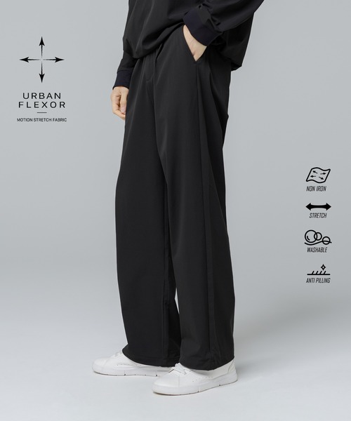 【完売品】Golfickers ストレッチナイロンパンツ L セール】【セットアップ対応】多機能素材ナイロン【URBAN FLEXOR】【防
