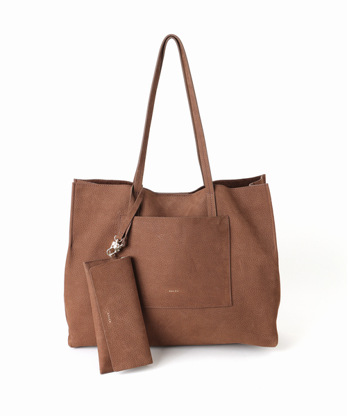VERMEIL par iena(ヴェルメイユパーイエナ)の「SALCE サルーチェ GRETE SUEDE with Case W39xH37xD12cm 4463250019(トートバッグ・レディース・ブラウン・FREE)」の5枚目の写真