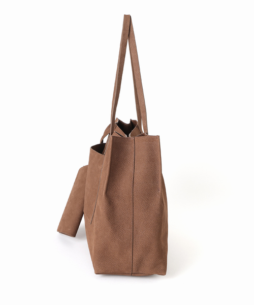 VERMEIL par iena(ヴェルメイユパーイエナ)の「SALCE サルーチェ GRETE SUEDE with Case W39xH37xD12cm 4463250019(トートバッグ・レディース・ブラウン・FREE)」の6枚目の写真