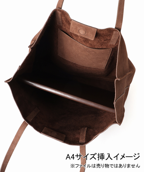 VERMEIL par iena(ヴェルメイユパーイエナ)の「SALCE サルーチェ GRETE SUEDE with Case W39xH37xD12cm 4463250019(トートバッグ・レディース・ブラウン・FREE)」の14枚目の写真