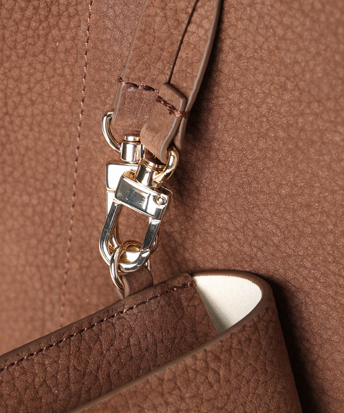 VERMEIL par iena(ヴェルメイユパーイエナ)の「SALCE サルーチェ GRETE SUEDE with Case W39xH37xD12cm 4463250019(トートバッグ・レディース・ブラウン・FREE)」の20枚目の写真
