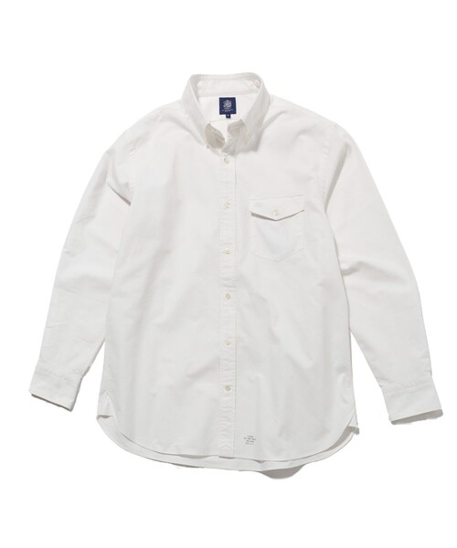 J.PRESS(ジェイプレス)の「【着るほどに深まる / 8色展開】J.PRESS MEN オックスフォード オーバルシャツ(シャツ/ブラウス・メンズ・イエロー系/ホワイト系/ワイン系1/パープル系/ホワイト系9/グリーン系1/ネイビー系1/サックスブルー系・SMALL/MEDIUM/LARGE/X-LARGE)」の1枚目の写真