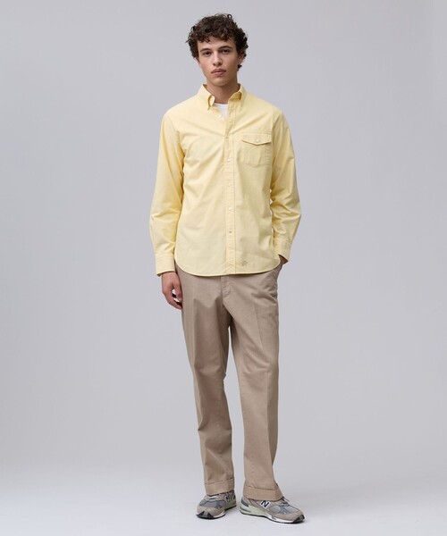 J.PRESS(ジェイプレス)の「【着るほどに深まる / 8色展開】J.PRESS MEN オックスフォード オーバルシャツ(シャツ/ブラウス・メンズ・イエロー系/ホワイト系/ワイン系1/パープル系/ホワイト系9/グリーン系1/ネイビー系1/サックスブルー系・SMALL/MEDIUM/LARGE/X-LARGE)」の15枚目の写真