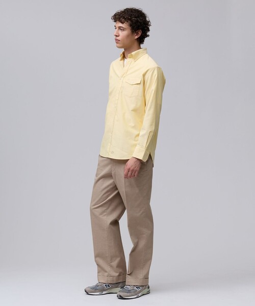 J.PRESS(ジェイプレス)の「【着るほどに深まる / 8色展開】J.PRESS MEN オックスフォード オーバルシャツ(シャツ/ブラウス・メンズ・イエロー系/ホワイト系/ワイン系1/パープル系/ホワイト系9/グリーン系1/ネイビー系1/サックスブルー系・SMALL/MEDIUM/LARGE/X-LARGE)」の16枚目の写真