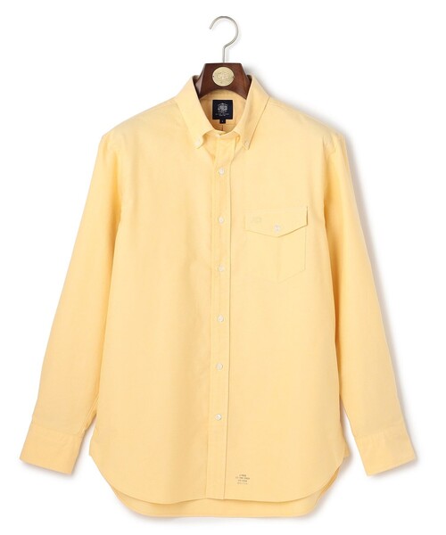 J.PRESS(ジェイプレス)の「【着るほどに深まる / 8色展開】J.PRESS MEN オックスフォード オーバルシャツ(シャツ/ブラウス・メンズ・イエロー系/ホワイト系/ワイン系1/パープル系/ホワイト系9/グリーン系1/ネイビー系1/サックスブルー系・SMALL/MEDIUM/LARGE/X-LARGE)」の20枚目の写真