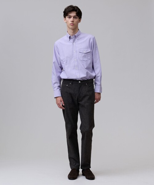 J.PRESS(ジェイプレス)の「【着るほどに深まる / 8色展開】J.PRESS MEN オックスフォード オーバルシャツ(シャツ/ブラウス・メンズ・イエロー系/ホワイト系/ワイン系1/パープル系/ホワイト系9/グリーン系1/ネイビー系1/サックスブルー系・SMALL/MEDIUM/LARGE/X-LARGE)」の21枚目の写真