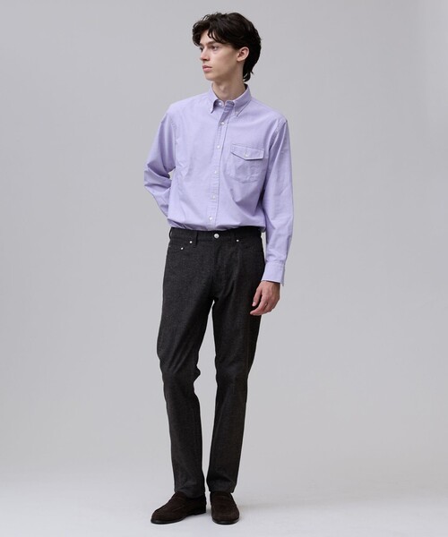 J.PRESS(ジェイプレス)の「【着るほどに深まる / 8色展開】J.PRESS MEN オックスフォード オーバルシャツ(シャツ/ブラウス・メンズ・イエロー系/ホワイト系/ワイン系1/パープル系/ホワイト系9/グリーン系1/ネイビー系1/サックスブルー系・SMALL/MEDIUM/LARGE/X-LARGE)」の22枚目の写真