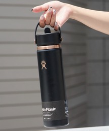 HYDRO FLASK（ハイドロフラスク）の「HydroFlask/ハイドロフラスク ARC 24oz WIDE FLEX STRAW CAP 水筒 ステンレスボトル 魔法瓶 マイボトル 保温保冷 ストロー ワンタッチ 持ち手付き 700ml メンズ レディース 2026年 夏 夏服（水筒）」