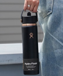 HYDRO FLASK（ハイドロフラスク）の「HydroFlask/ハイドロフラスク ARC 24oz WIDE FLEX STRAW CAP 水筒 ステンレスボトル 魔法瓶 マイボトル 保温保冷 ストロー ワンタッチ 持ち手付き 700ml メンズ レディース 2026年 夏 夏服（水筒）」