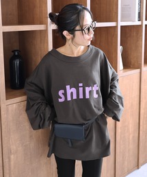 reca | 前後2wayロゴロンTシャツ(Tシャツ/カットソー)