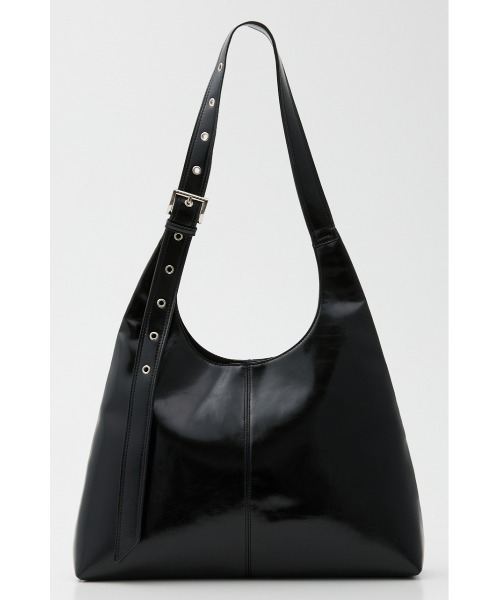 SLY(スライ)の「TRIANGLE TOTE BAG トライアングルトートバッグ 秋服 冬服(トートバッグ・レディース・ベージュ/ブラック・FREE)」の3枚目の写真