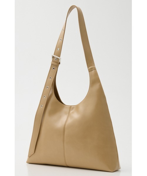 SLY(スライ)の「TRIANGLE TOTE BAG トライアングルトートバッグ 秋服 冬服(トートバッグ・レディース・ベージュ/ブラック・FREE)」の10枚目の写真